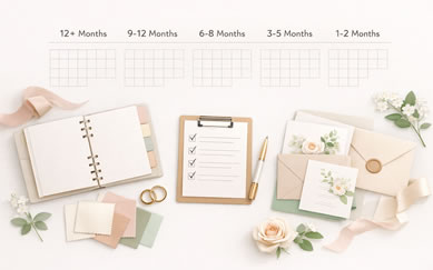 Wedding planning checklist by month: what to do and when